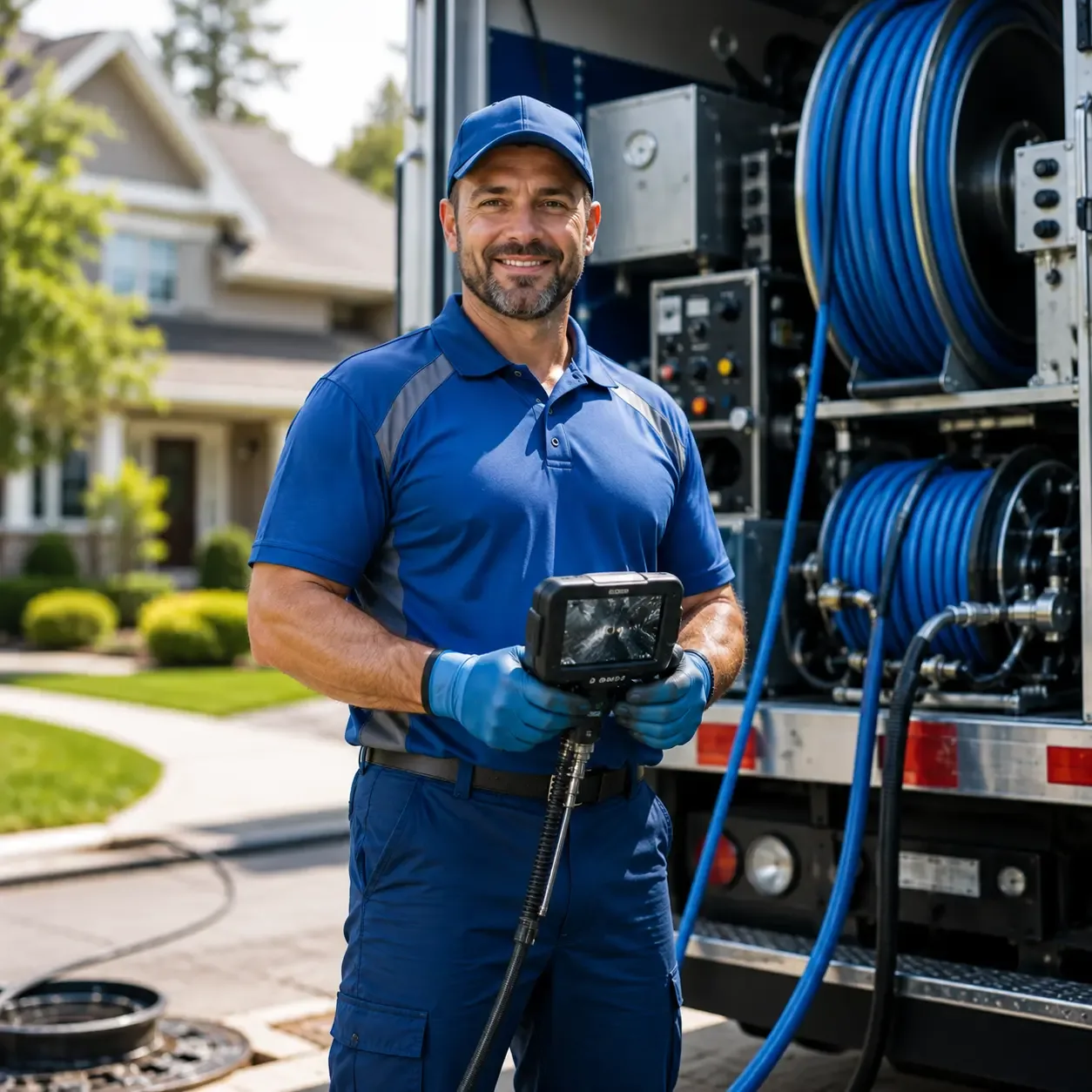 Local outdoor drain cleaning specialists in Chilton, TX